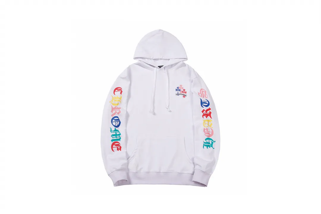M20—P210 -Chrome Hearts/Chrome Hearts printed sweatshirt cardigan jacket -420 grams of high-density, high-quality wool, soft, delicate and skin-friendly, soft and silky to the touch, warm and skin-friendly -The hardware zipper accessories are all customized and full of details -Colour: black white -Size: S M L XL
